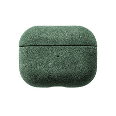 Alcantara AirPods Case in Midnight Green