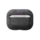 Alcantara AirPods Case in Dark Gray