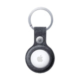 Alcantara AirTag Keyring in Dark Gray
