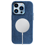 Alcantara iPhone Case in Sea Blue