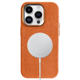 Alcantara iPhone Case in Orange