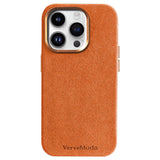 Alcantara iPhone Case in Orange