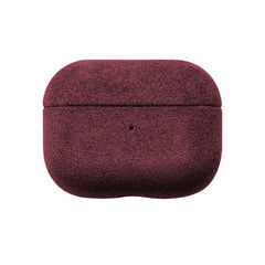 Alcantara AirPods Case in Burgundy