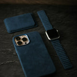 Alcantara iPhone Case in Sea Blue