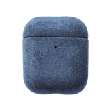 Alcantara AirPods Case in Sea Blue