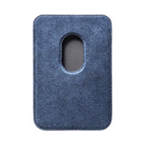 Alcantara Magsafe Cardholder in Sea Blue