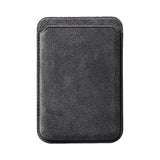 Alcantara MagSafe Cardholder in Dark Gray