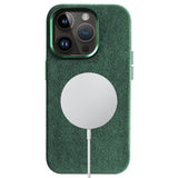 Alcantara iPhone Case in Midnight Green