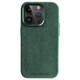 Alcantara iPhone Case in Midnight Green