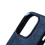 Alcantara iPhone Case in Sea Blue