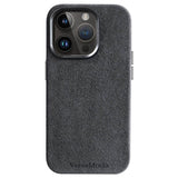 Alcantara iPhone Case in Dark Gray