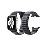 Alcantara Apple Watch Magnetic Link Band in Dark Gray